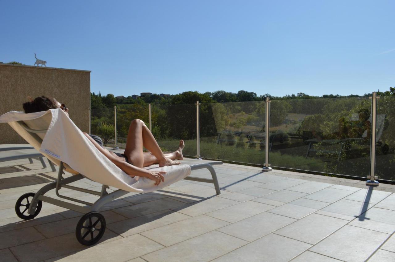 Le Clos Des Taulelles Gite Le Figuier Saint-Privat-de-Champclos Dış mekan fotoğraf